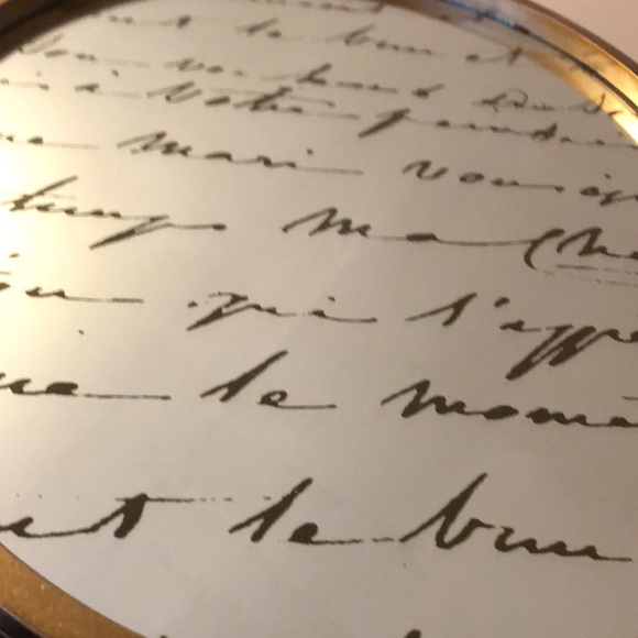 Wrought Iron Tabletop Vanity Mirror French Country - Picture 4 of 10